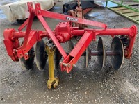 Tytan-Power disc plow, pto attached