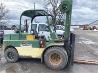 Hyster Forklift, propane,13,000#,lifts 8000#