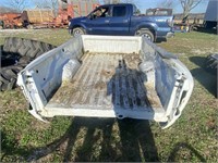Old truck bed with bumper