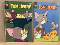 2- 1980 Tom and Jerry Comic Books