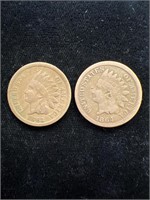 1862 & 1864 Indian Head Pennies
