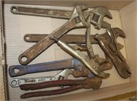 VISE GRIPS, ADJUSTABLE WRENCHES