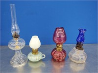 Small Vintage Oil Lamps