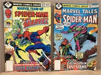 2- 1978 Marvel Tales w/Spider Man Comic Books