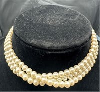 10” Vintage Pearl Necklace