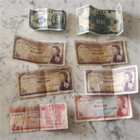 MISC FOREIGN PAPER MONEY LOT