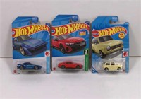 New Lot of 3 Hot Wheels Cars