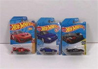 New Lot of 3 Hot Wheels Cars