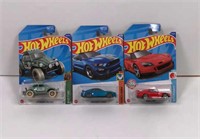 New Lot of 3 Hot Wheels Cars