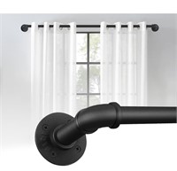 * Industrial Curtain Rods for Windows 48” to 84”