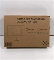 New Combo LED Emergency Lighting Fixture