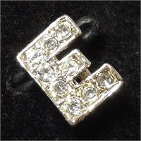 Letter "E" Pendant