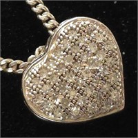 10K   2.8g Gold  Diamonds(0.15ct) Necklace