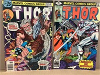 2- 1976 & 1979 Thor Comic Books