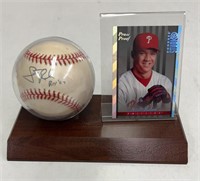 Sports - Scott Rolens Autographed Baseball