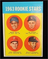 1963 Topps Willie Stargell Rookie Baseball Card