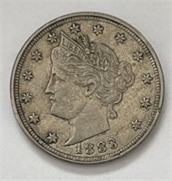 1883 No Cents V-Nickel