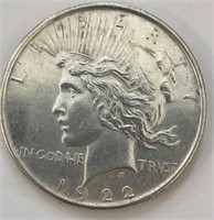 1922 Peace Silver Dollar