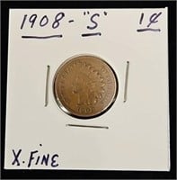 1908S Indian Head Cent