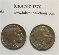 1928D & 1931S Buffalo Nickels