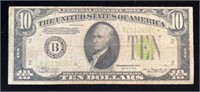 Series of 1934 US $10.00 Green Seal FRN Star Note