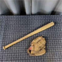 P3 2pc Johnny Wealker glove Baseball M&B bat