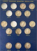 (16) Different Standing Liberty Quarters