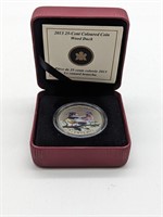 2013 25-Cent Coloured Wood Duck Coin Canada