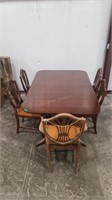 THOMASVILLE CHAIR COMPANY DINNING TABLE AND CHAIRS