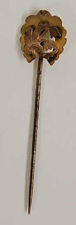 10kt gold stick pin