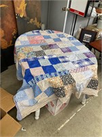 Vintage quilt top 6ft by 6ft