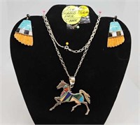 Jewelry - Sterling Silver Zuni Necklace