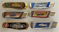 (6) New Franklin Mint Chevy Pickup Knives