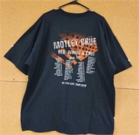 Motley Crue "Red, White & Crue" Concert T-Shirt