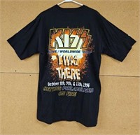 Kiss "I Was There" World Tour Concert T-Shirt