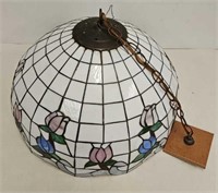 Tiffany Style Leaded Stained Glass Hanging Light