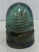 Canadian Pacific RY Co. Lt Green Glass Insulator