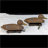 Vintage Weighted Duck Decoys