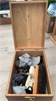 Kiwi Shoe Shine Wood Box Kit
