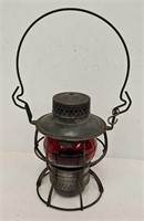 New Jersey Central Embossed Railroad Lantern