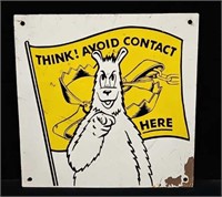12"x12" Bear Trap Metal Warning Sign