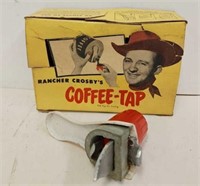 c1950's "Rancher Crosby's" Coffee Tap w/Orig Box