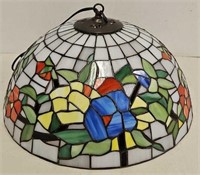 Tiffany Style Leaded Stained Glass Hanging Light