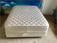 Serta Full-size mattress and boxspring with frame