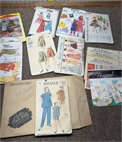 Vintage sewing patterns