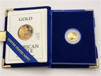 1991 Gold Eagle $5 Gold Coin