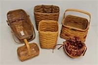 (6) Asst Longaberger Baskets