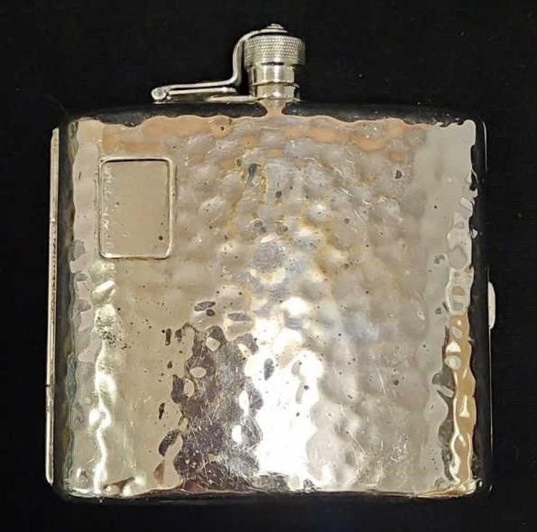 Vintage Silver Plated Vest Pocket Flask