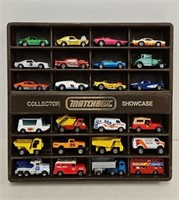 c1978 Matchbox Display w/24 Die Cast Vehicles