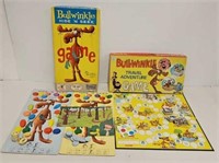 (2) Vintage Bullwinkle Board Games